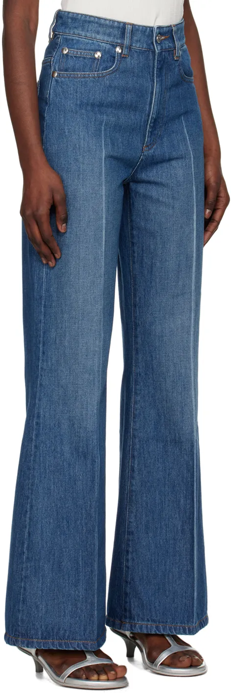 Clienteau High-Rise Wide-Leg Jeans