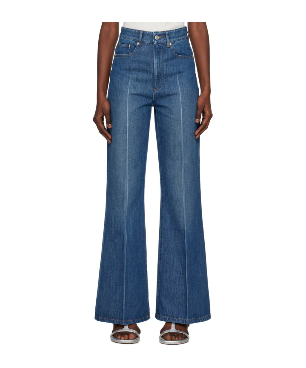 Clienteau High-Rise Wide-Leg Jeans