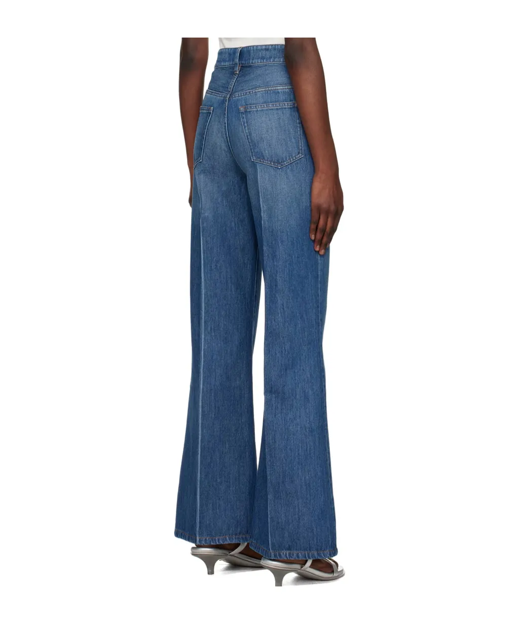 Clienteau High-Rise Wide-Leg Jeans