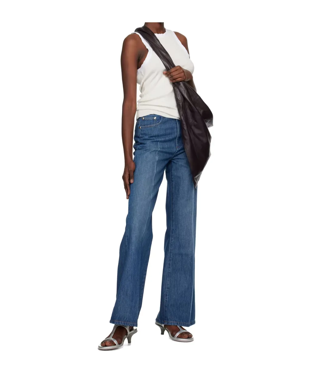 Clienteau High-Rise Wide-Leg Jeans