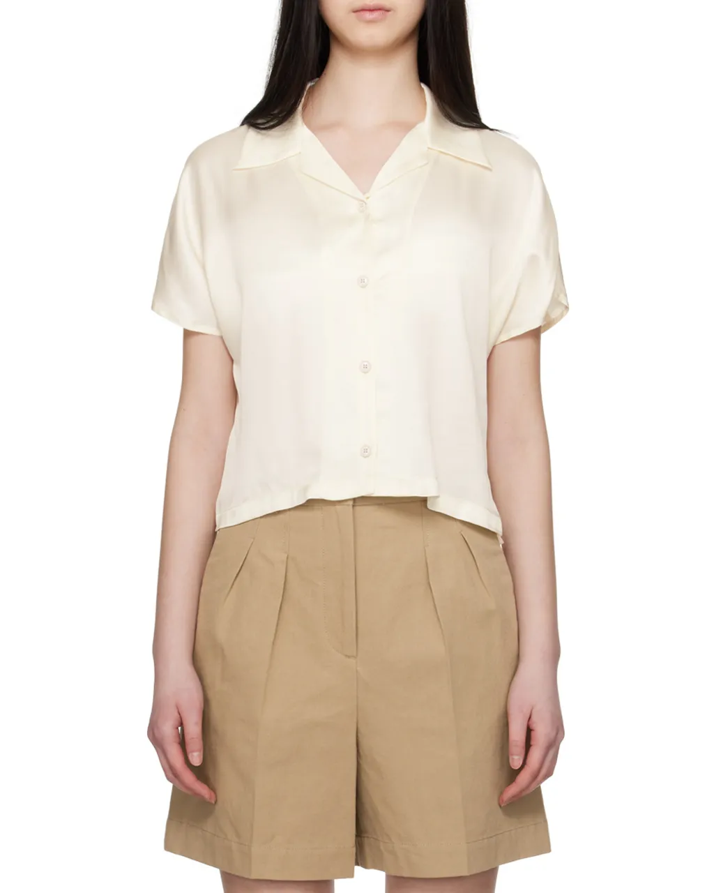 Buttoned Short-Sleeved Shirt