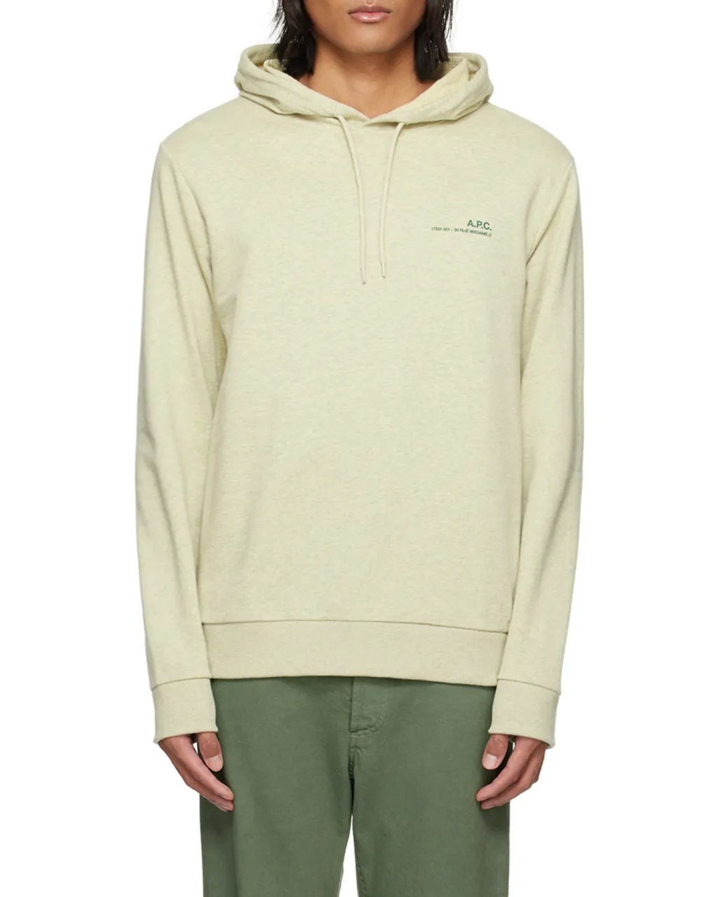 Item H Drawstring Long-Sleeved Hoodie