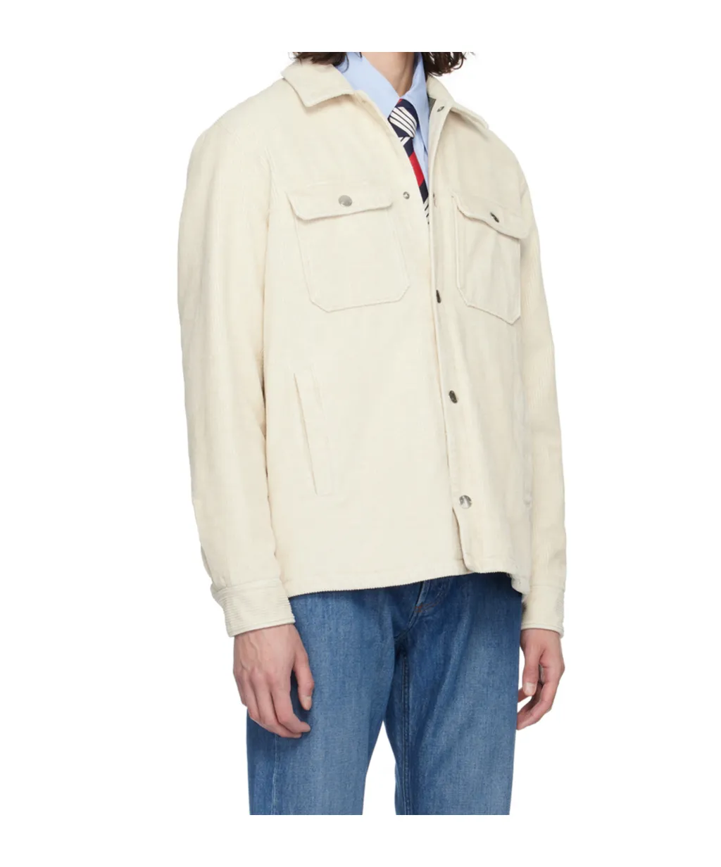 Lapel Snap Casual Jacket