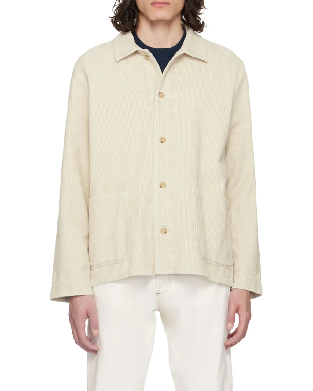 Corduroy Lapel Casual Jacket