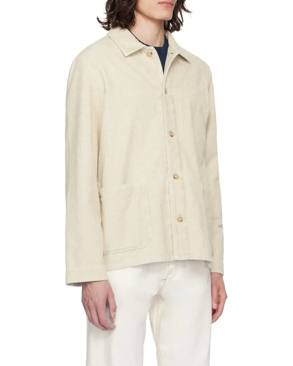 Corduroy Lapel Casual Jacket