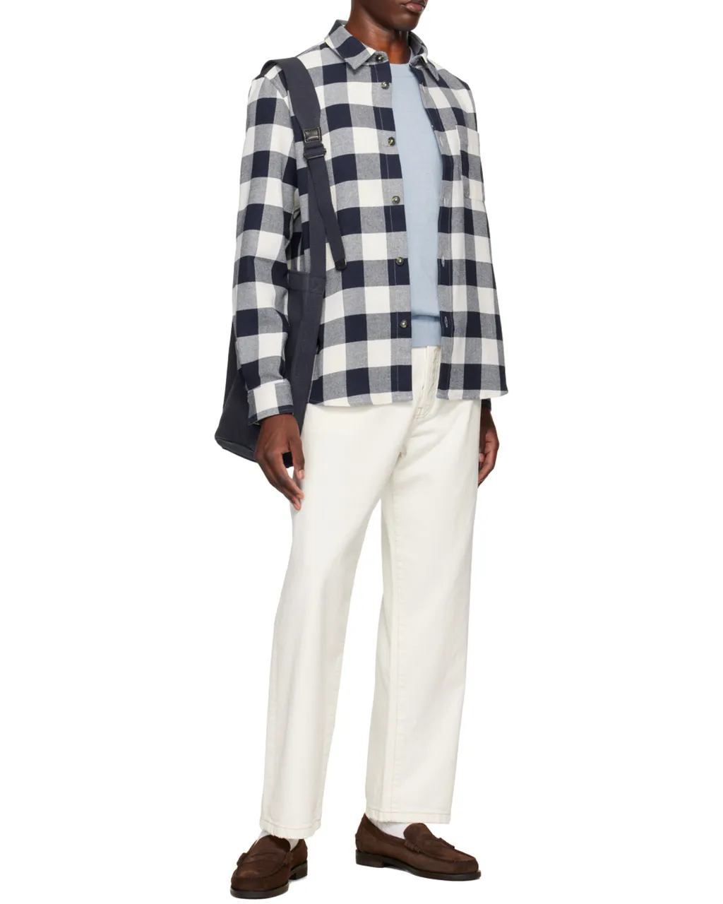 Plaid Long-Sleeved Shirt