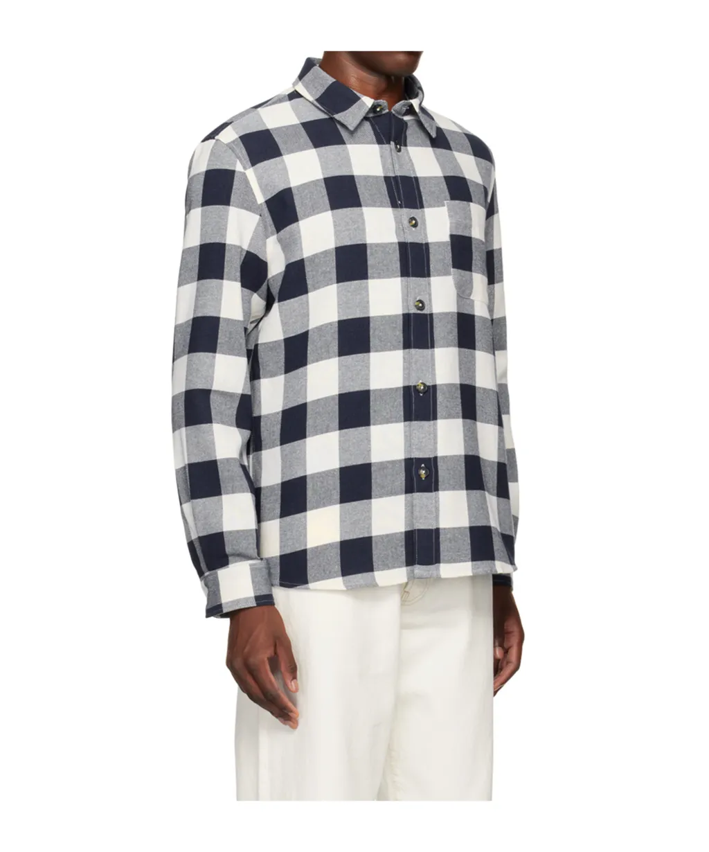 Plaid Long-Sleeved Shirt