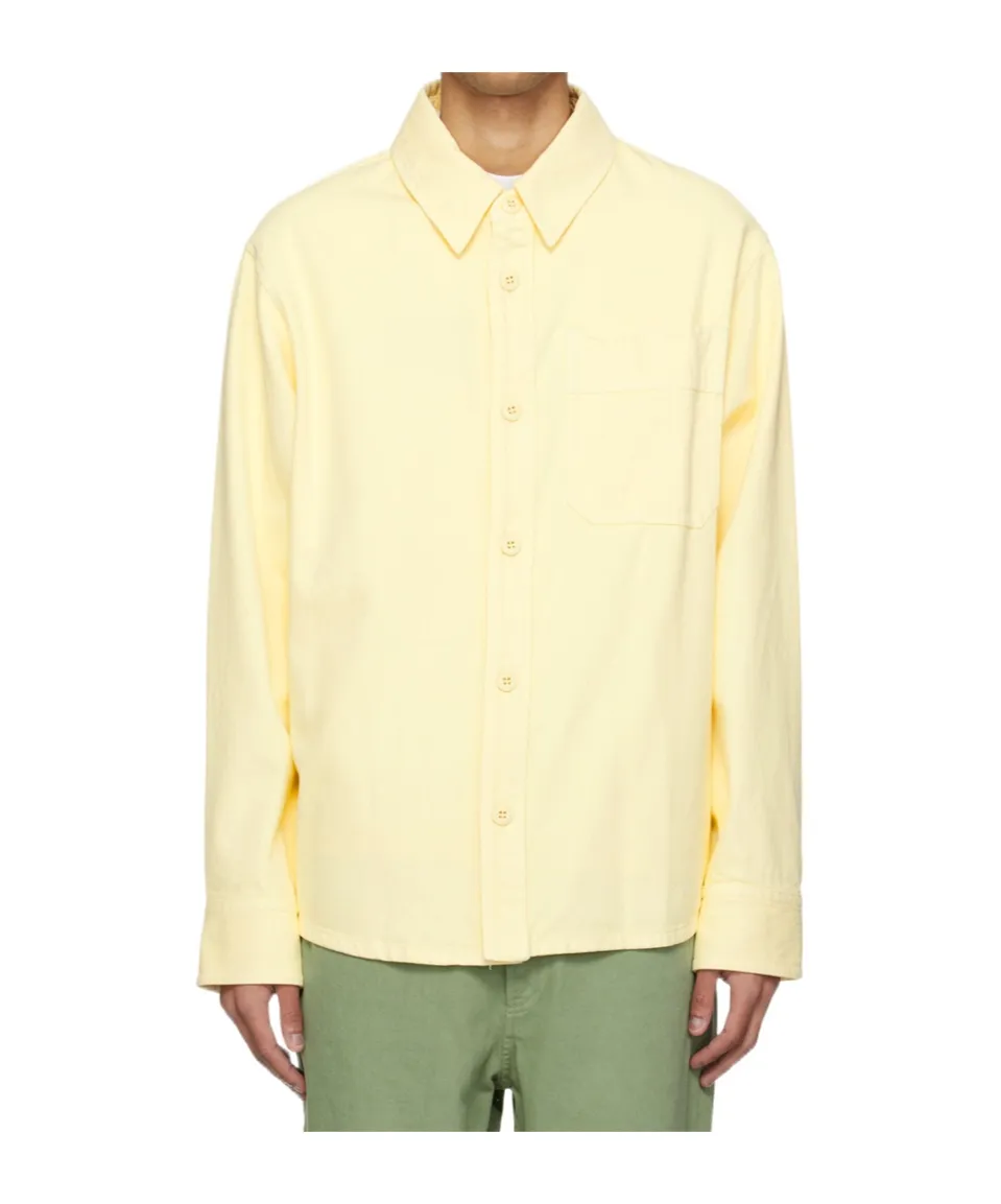 Basile Embroidered Chest Denim Shirt