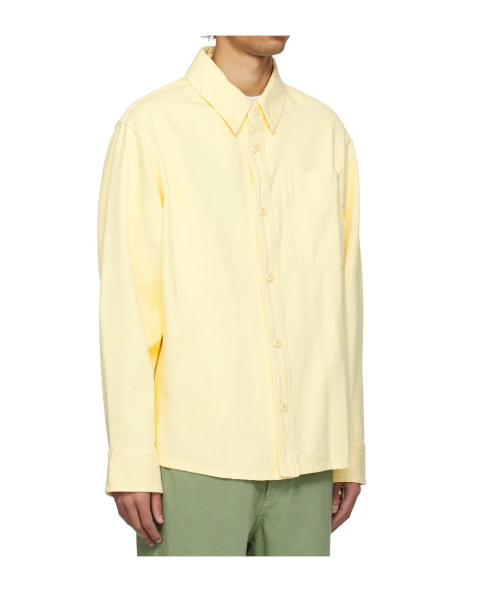 Basile Embroidered Chest Denim Shirt