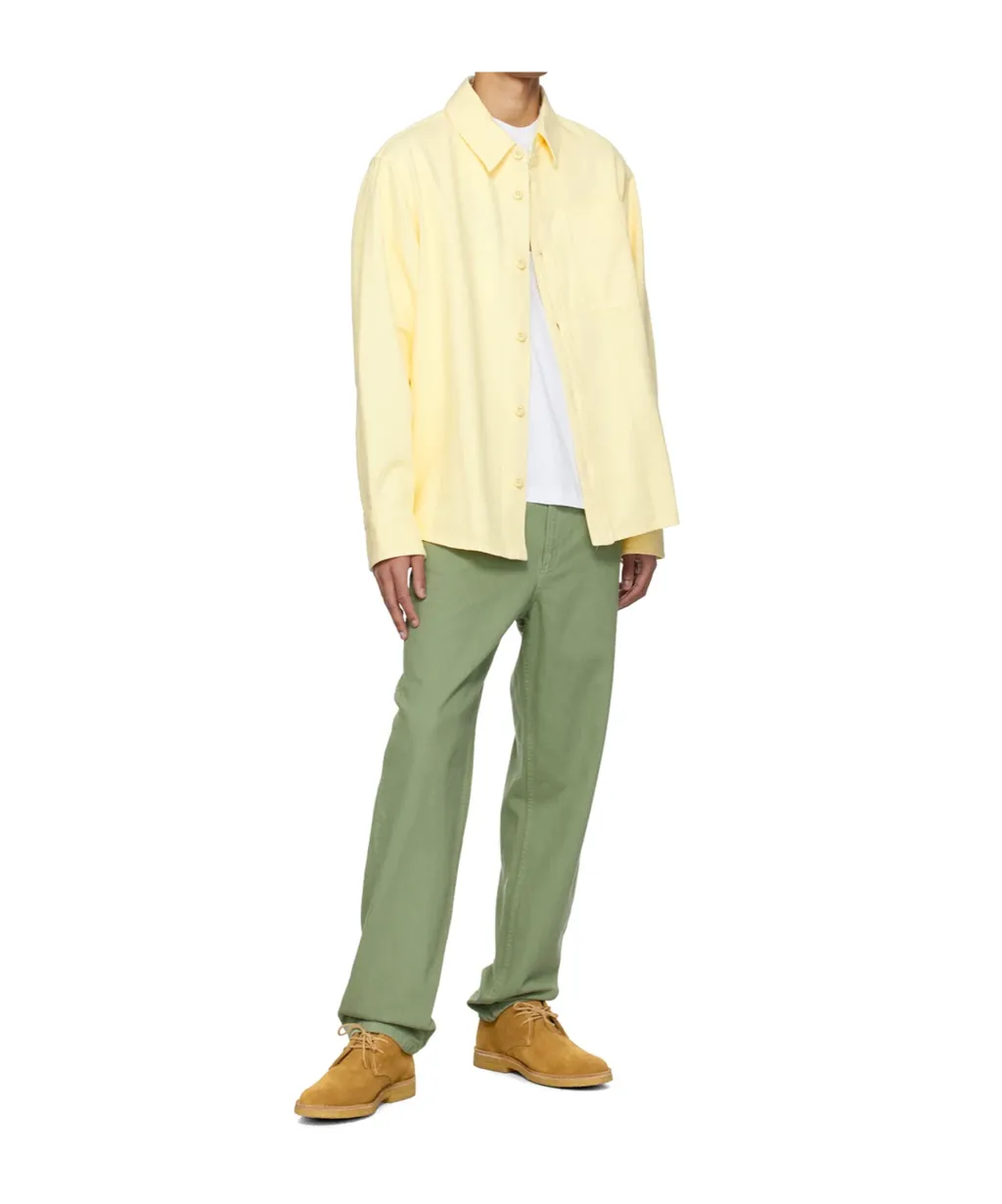 Basile Embroidered Chest Denim Shirt