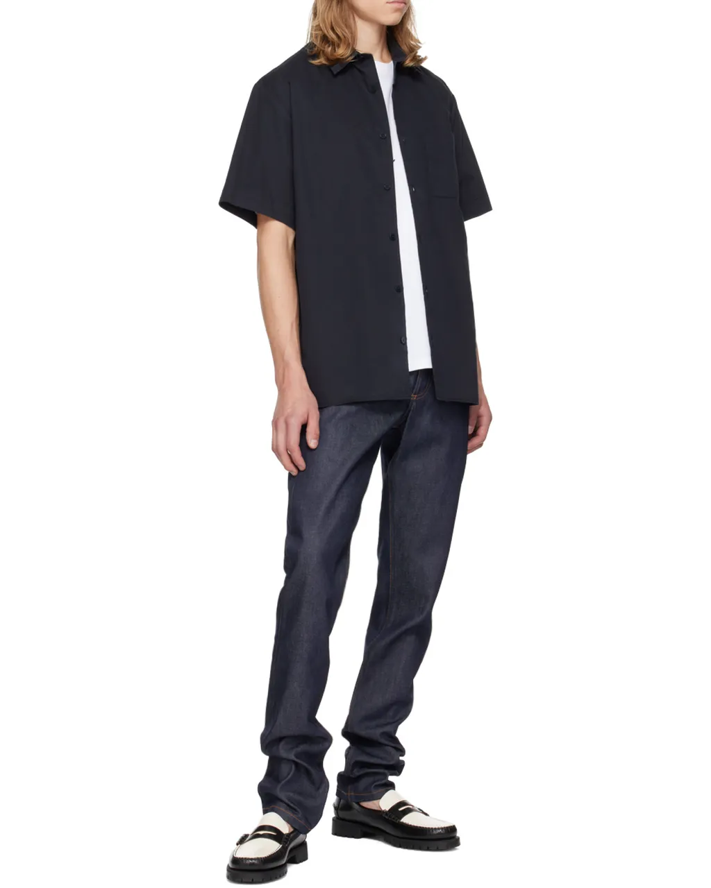 Chest Pocket Short-Sleeved Shirt