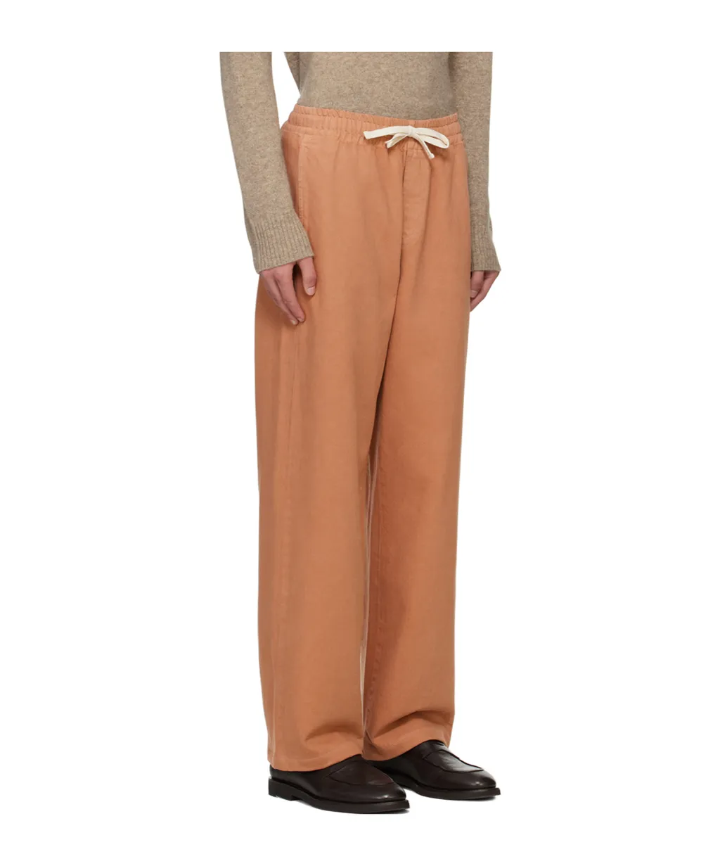 Drawstring Waist-Edge Casual Pants