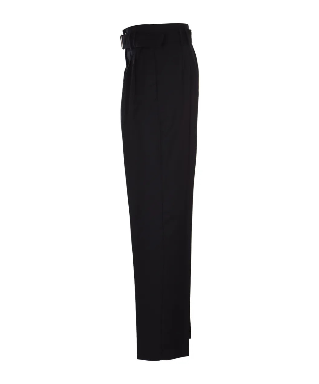 Anthea Belted Straight-Leg Trousers