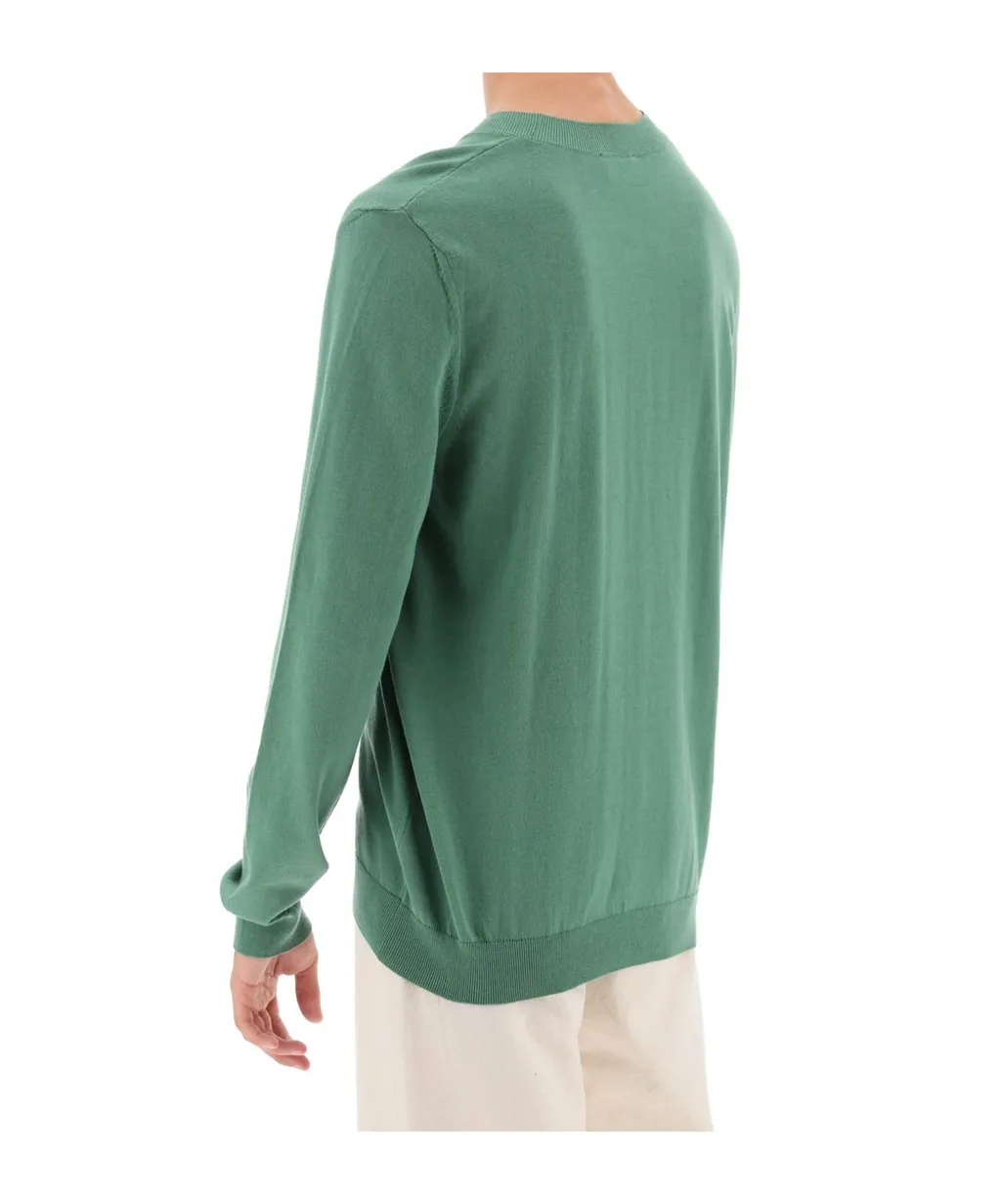 Logo Embroidered Knit Jumper