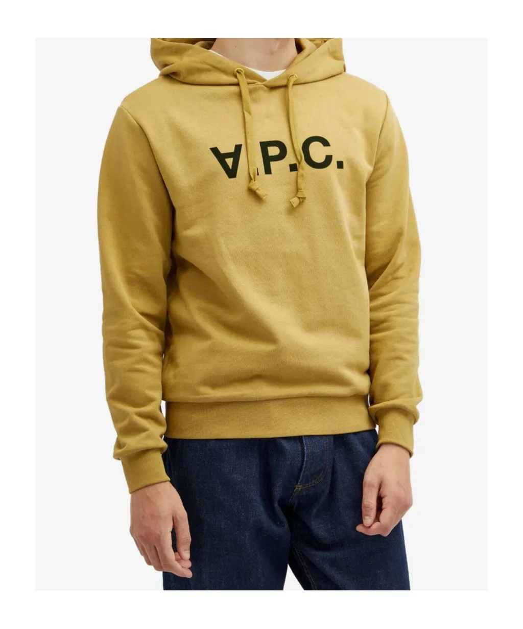Logo-Flocked Cotton Hoodie