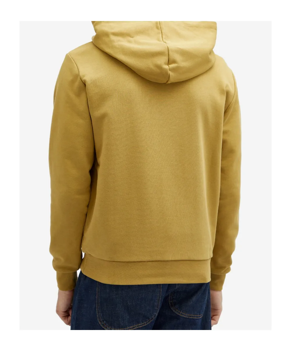 Logo-Flocked Cotton Hoodie