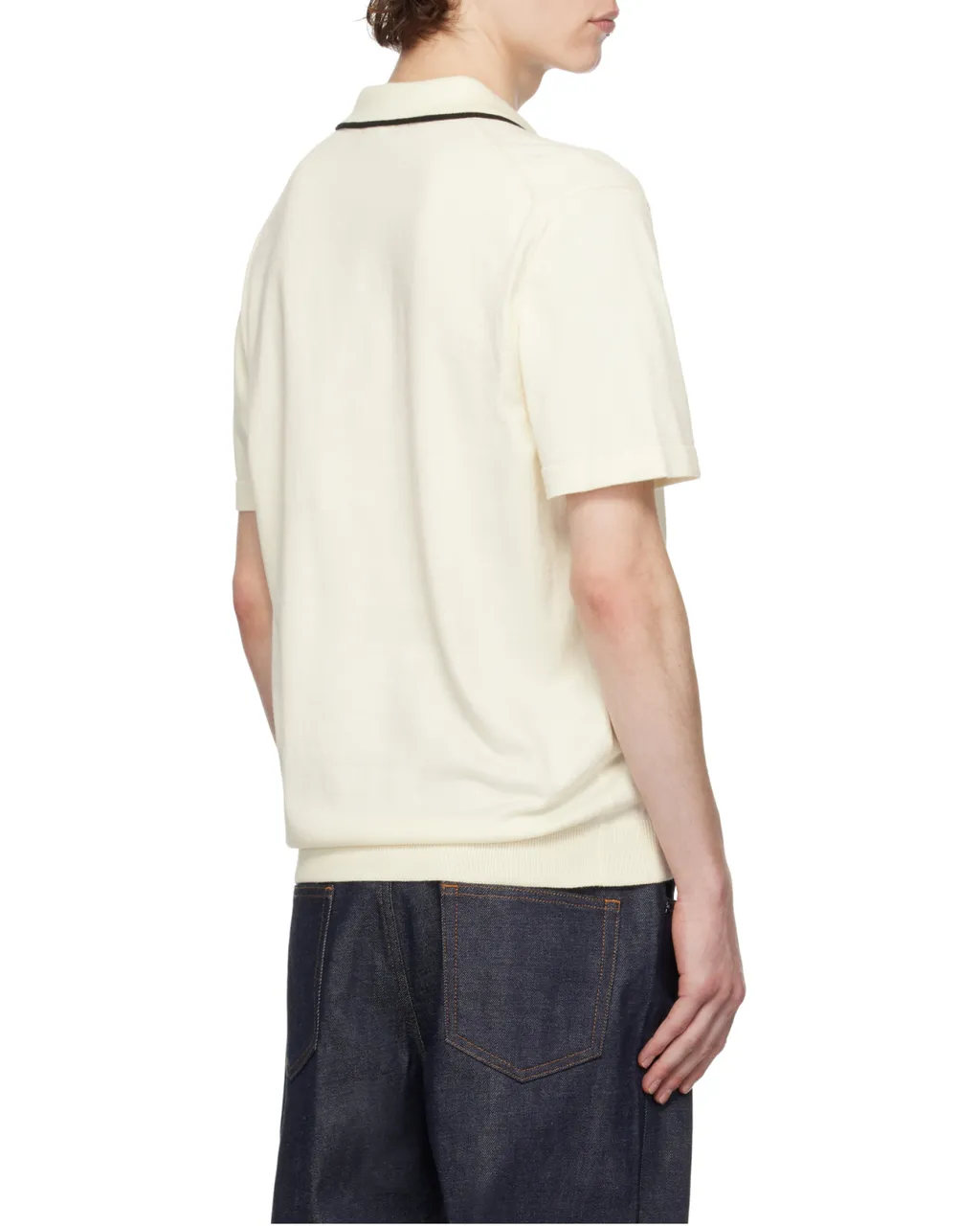 Knitted Short-Sleeved Polo Shirt