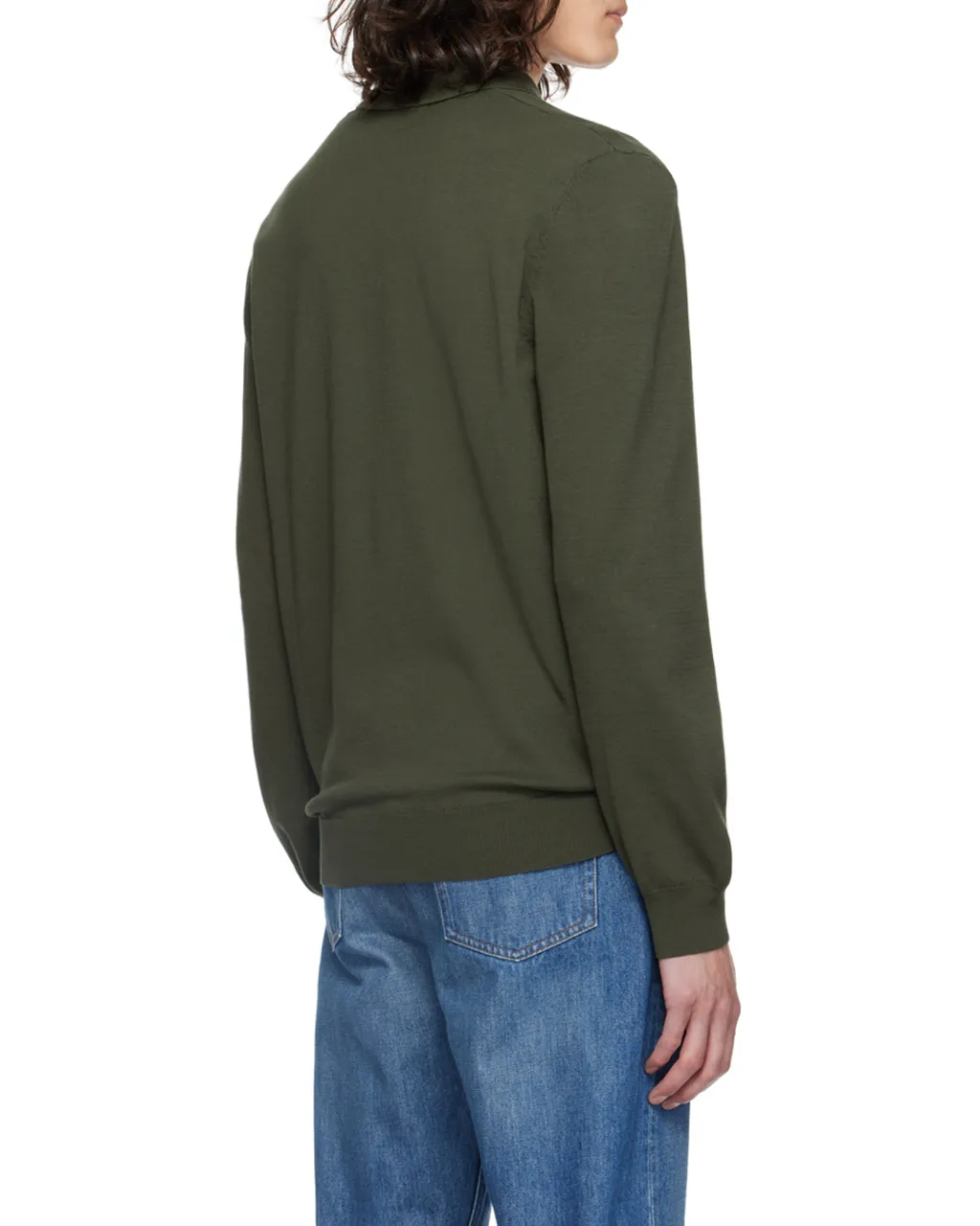 Long-Sleeved Polo Shirt