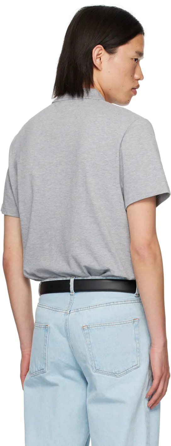 Logo Embroidered Short-Sleeved Polo Shirt