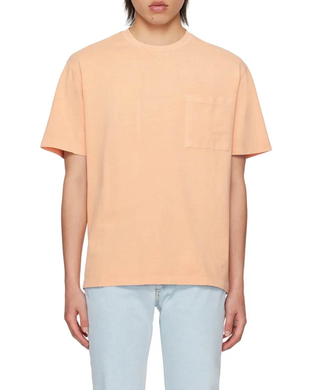 Plain Jersey Short-Sleeved T-Shirt