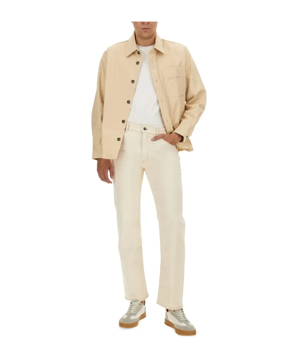 Buttoned Long-Sleeved Shirt