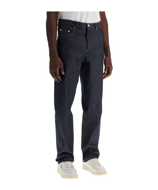 Straight-Leg Slim-Fit Jeans