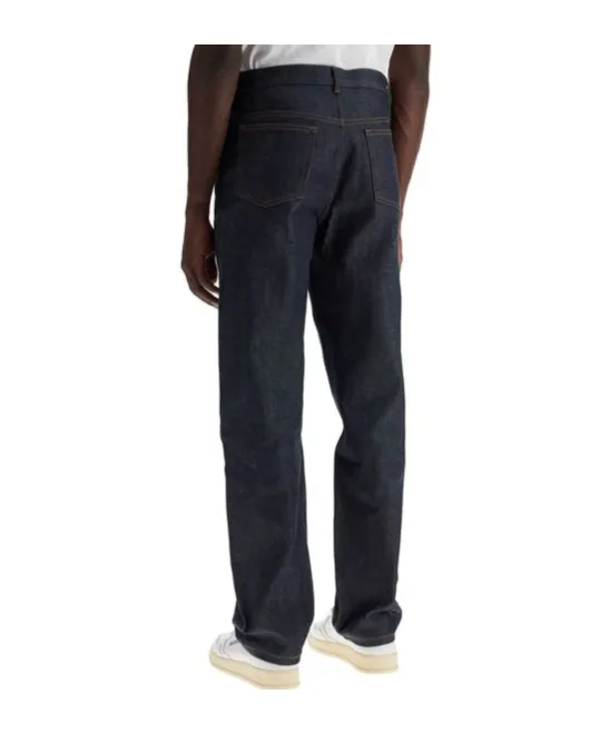 Straight-Leg Slim-Fit Jeans