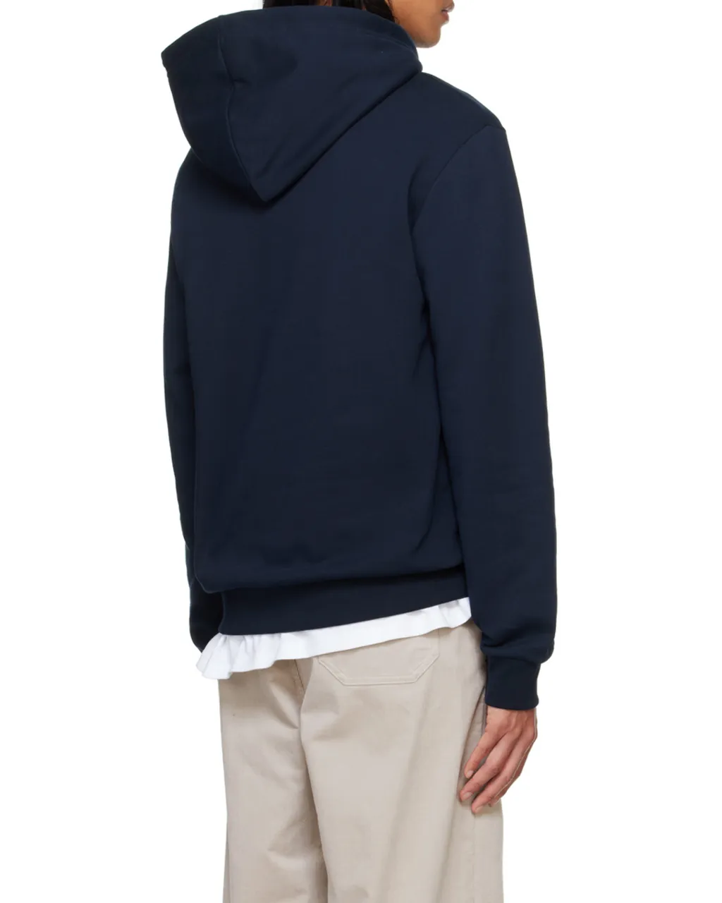 Logo Embroidered Drawstring Hoodie