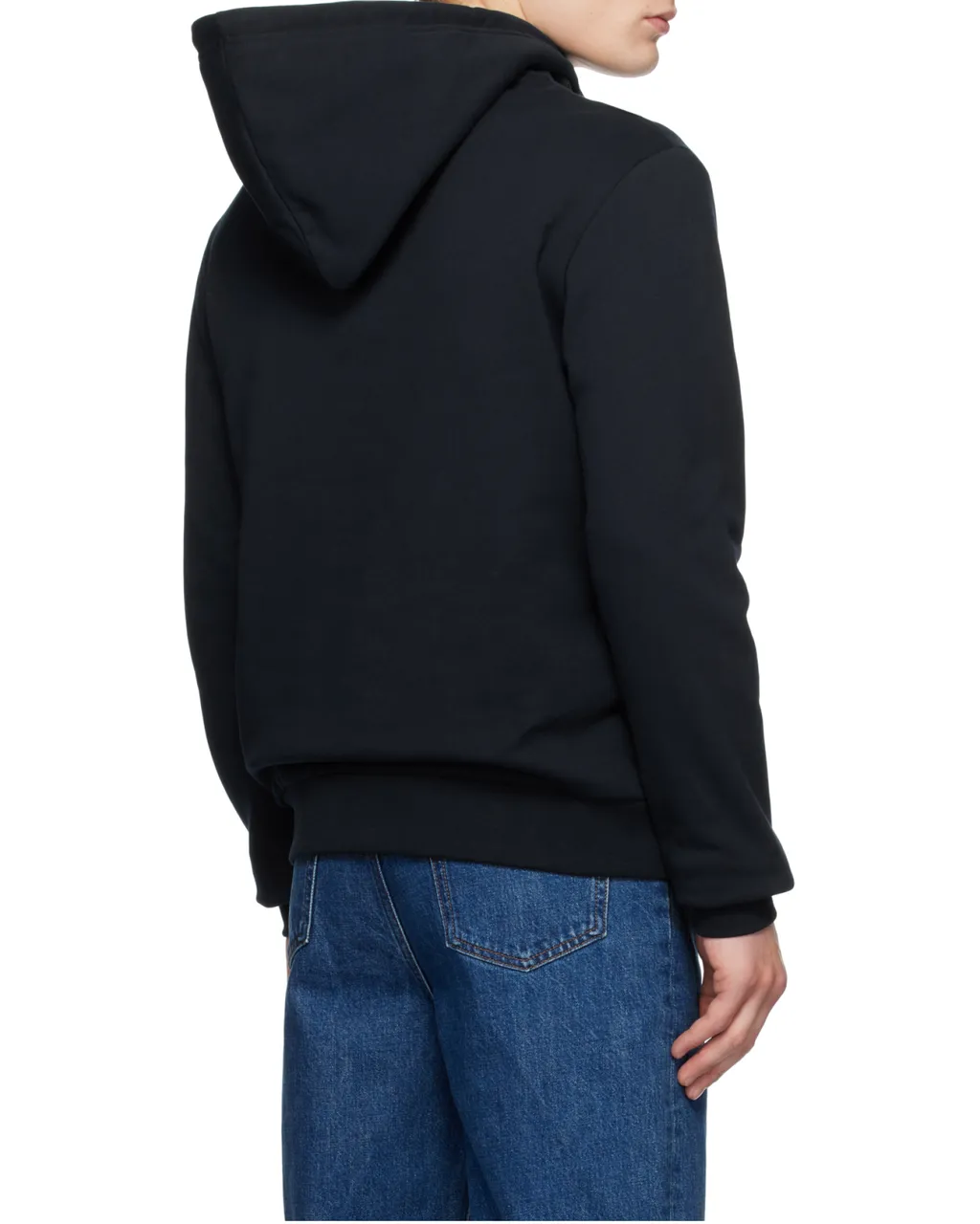 Logo Embroidered Drawstring Hoodie