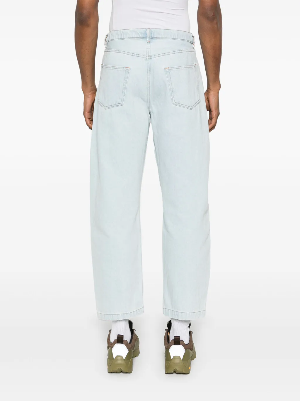 Mid-Rise Cropped Jeans