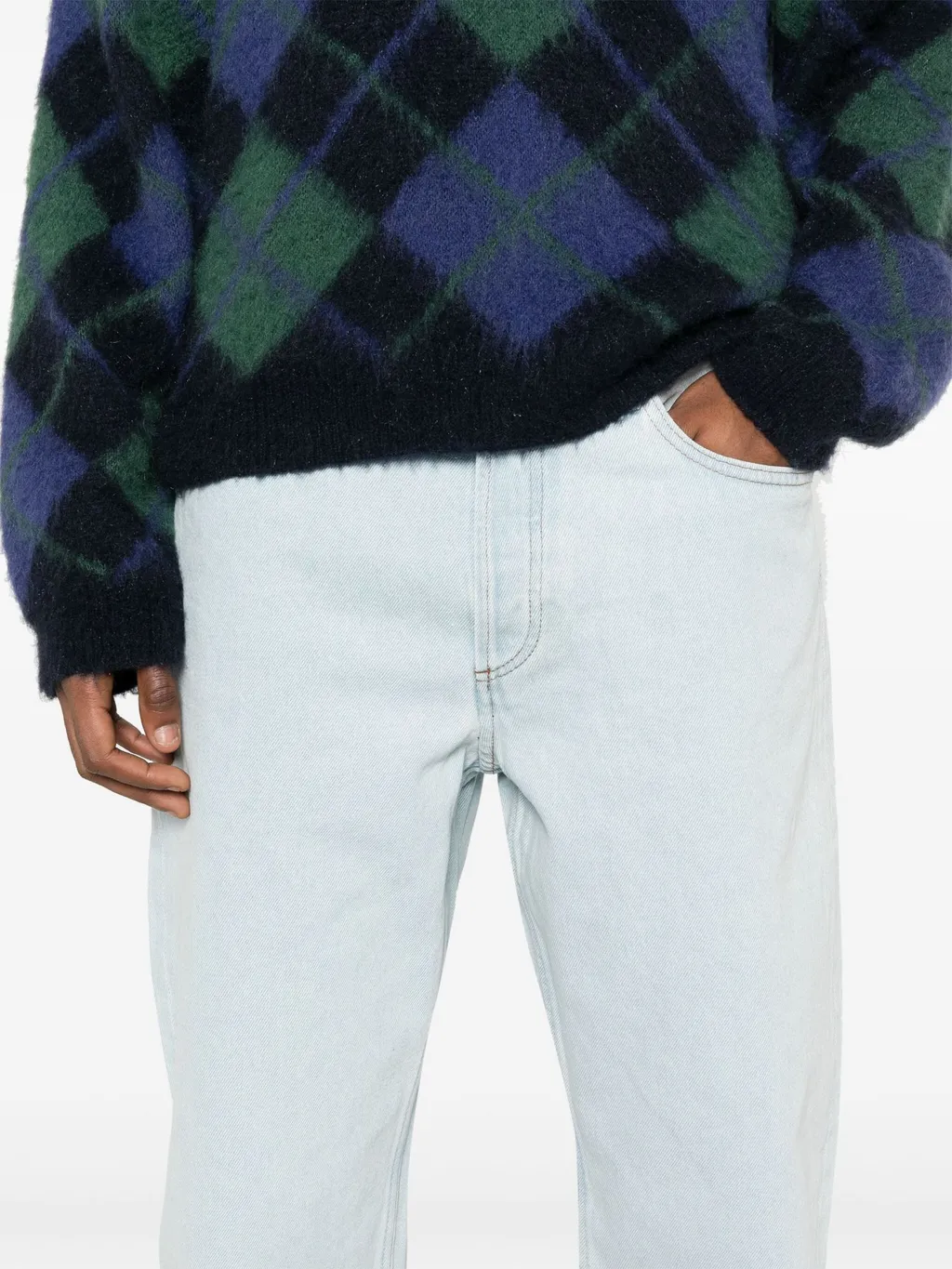 Mid-Rise Cropped Jeans