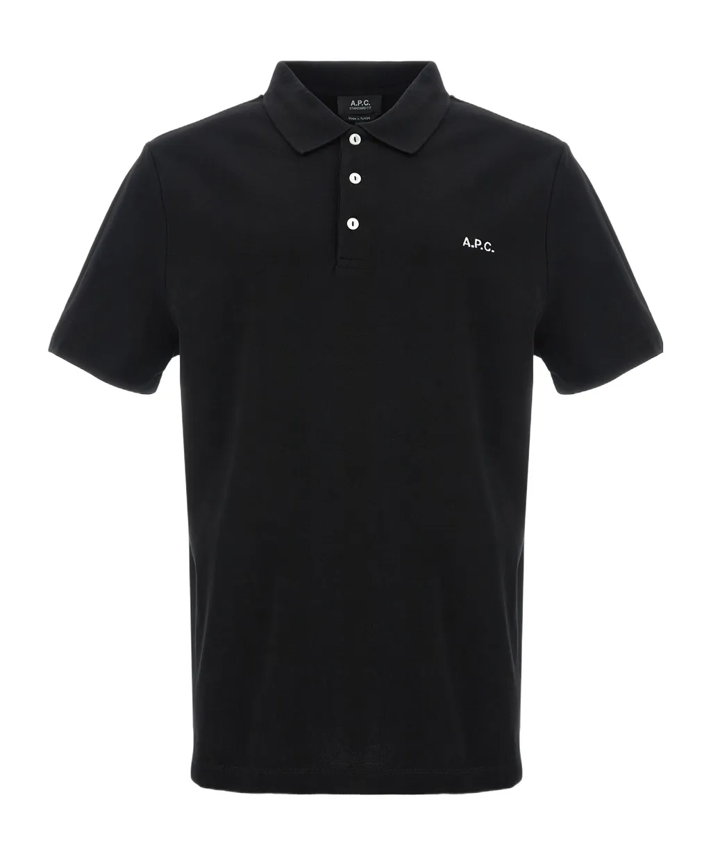 Logo Embroidered Short-Sleeved Polo Shirt