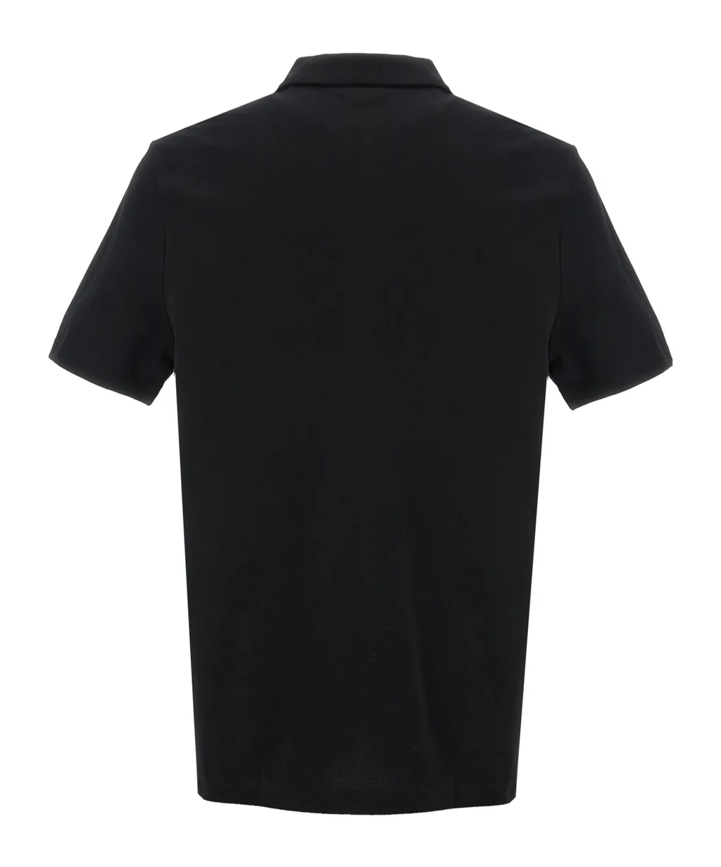 Logo Embroidered Short-Sleeved Polo Shirt