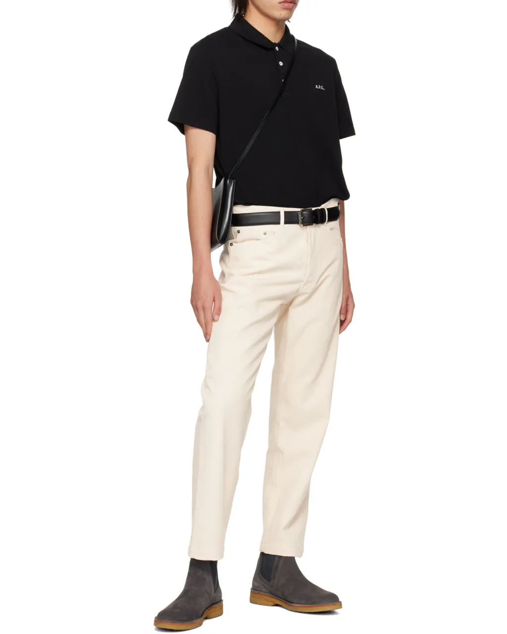 Logo Embroidered Short-Sleeved Polo Shirt