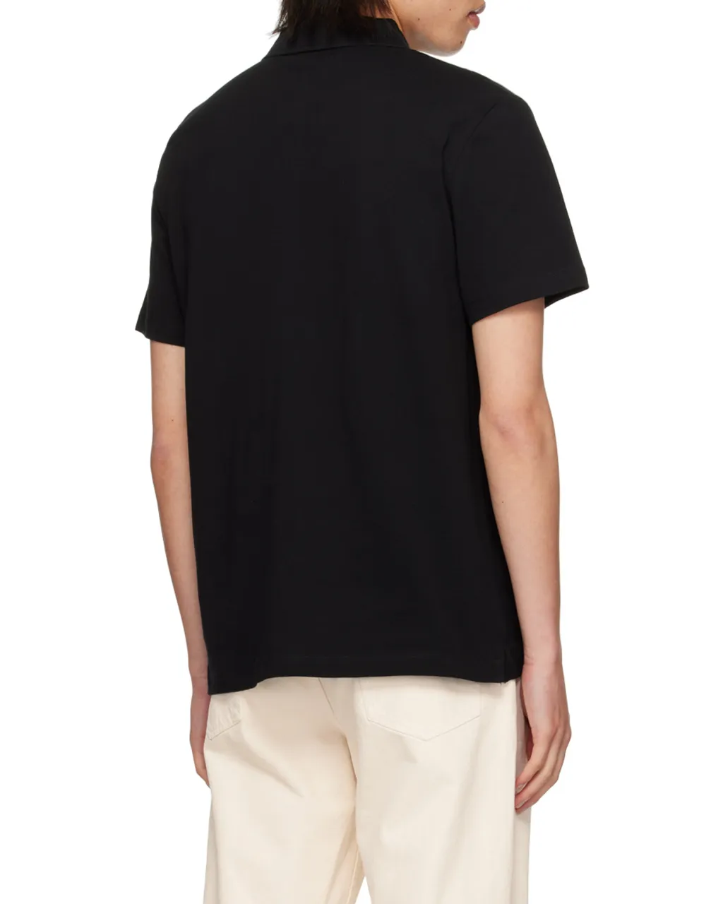 Logo Embroidered Short-Sleeved Polo Shirt