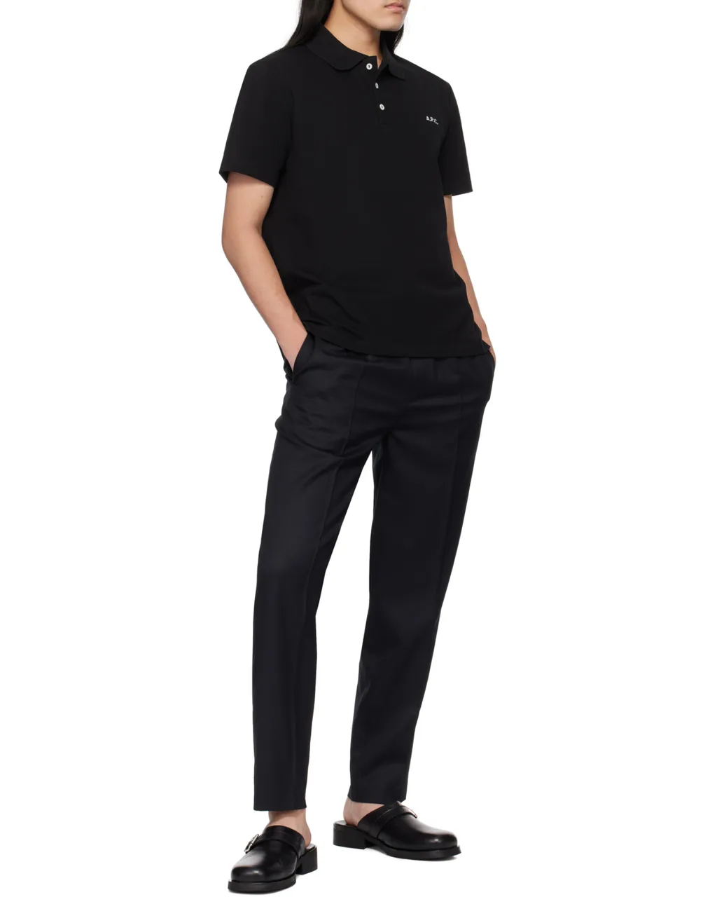 Logo Embroidered Short-Sleeved Polo Shirt