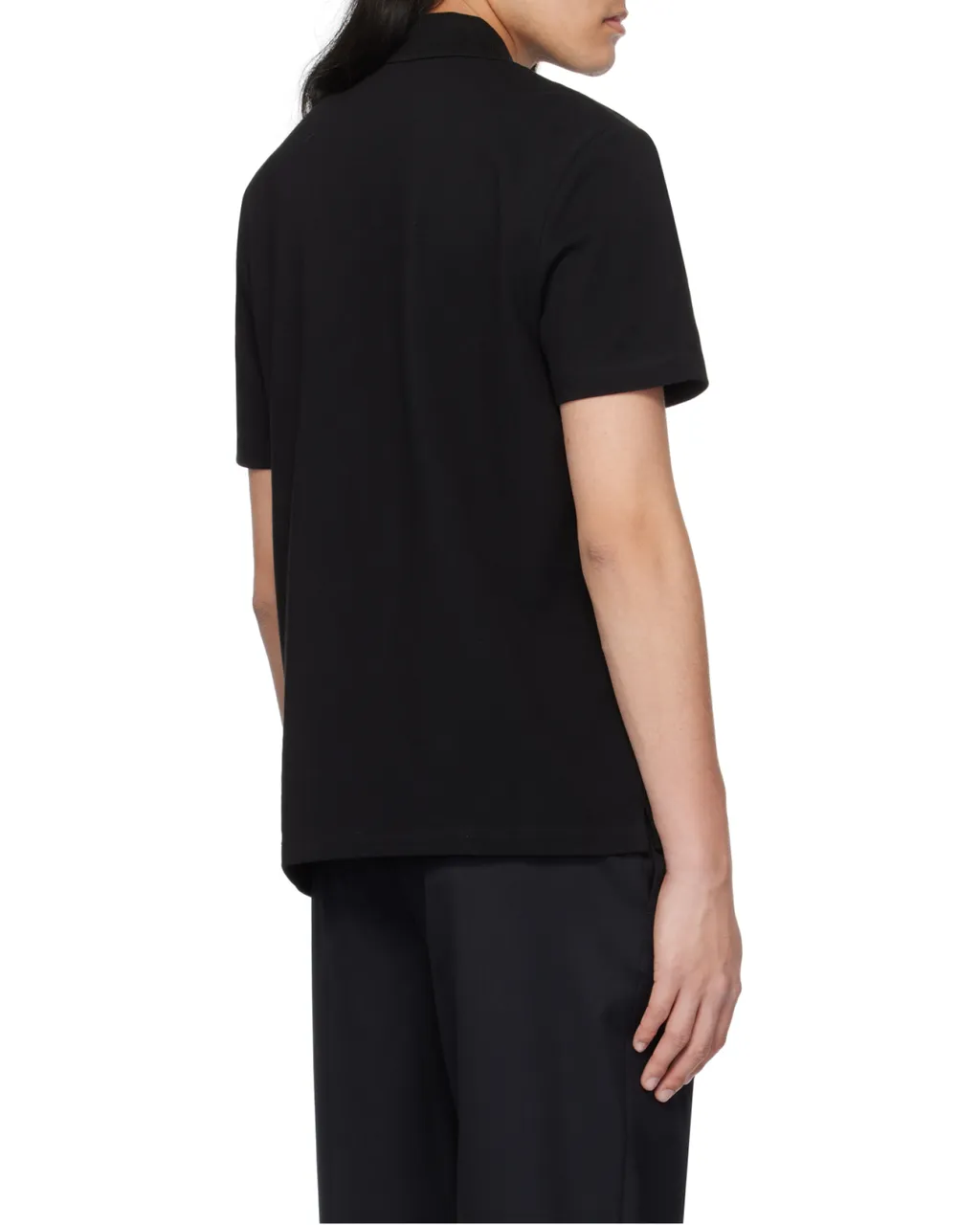 Logo Embroidered Short-Sleeved Polo Shirt
