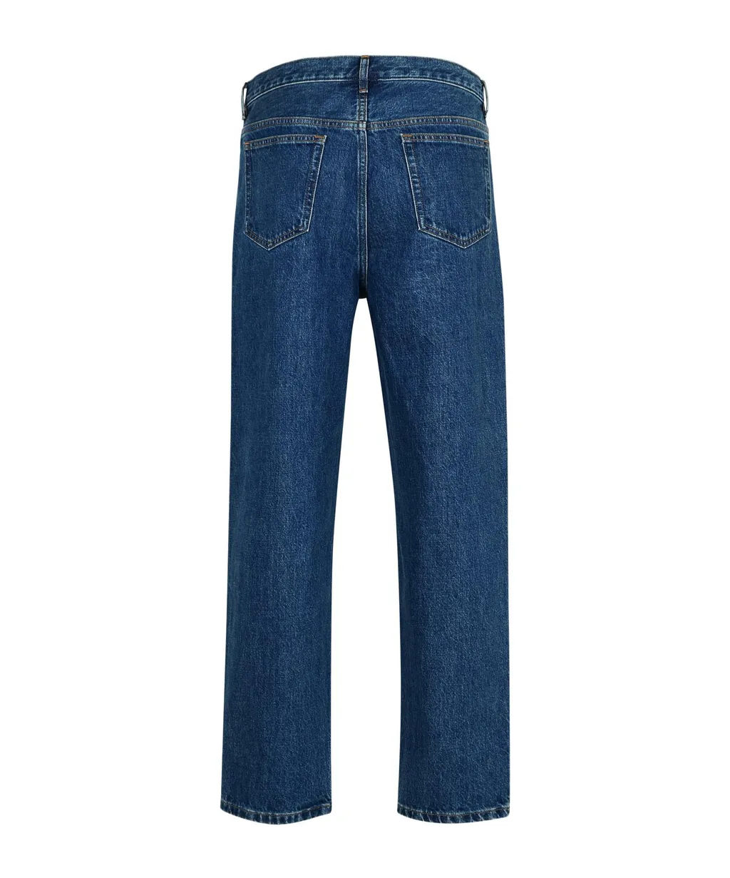 Straight-Leg Slim-Cut Jeans