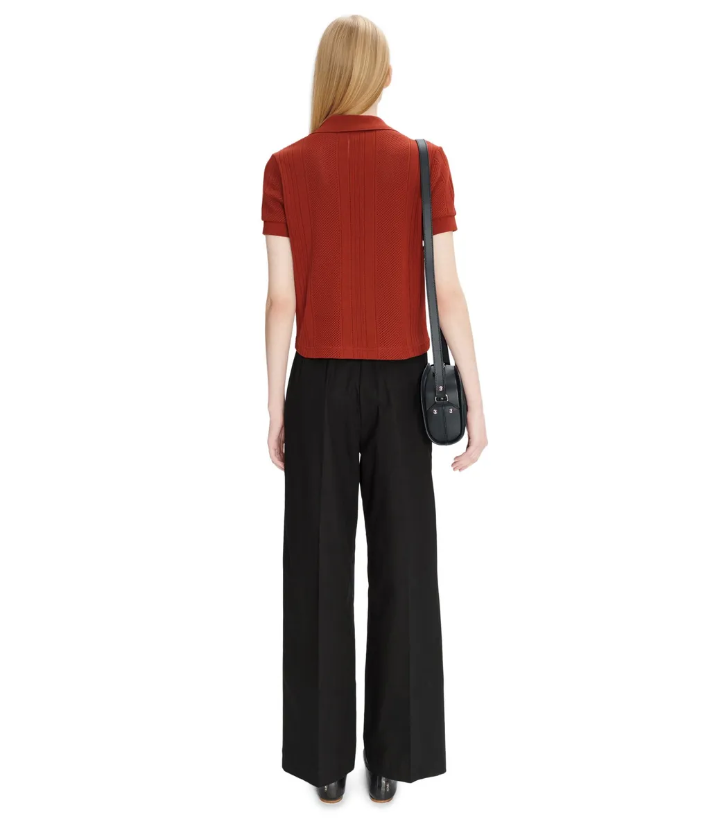 Tressie Button Detailed Straight Leg Trousers