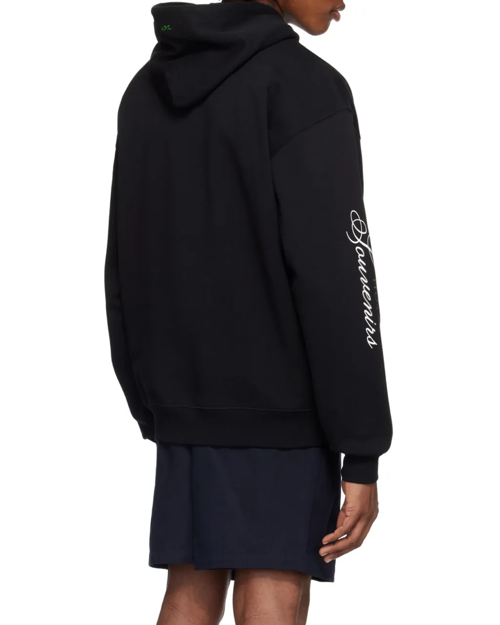 Logo Embroidered Long-Sleeved Hoodie