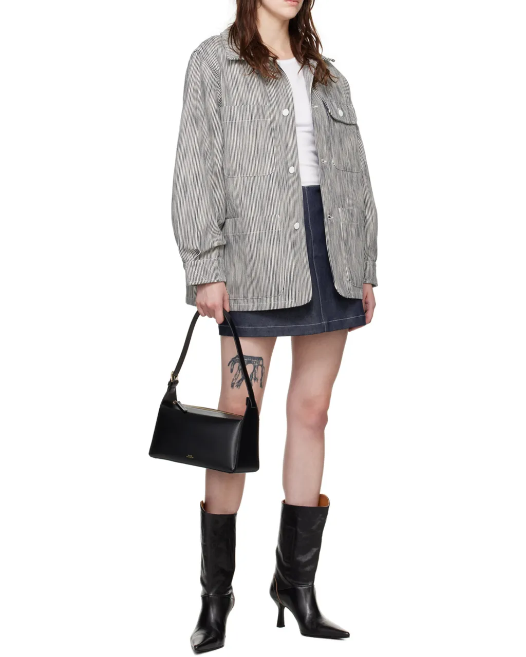 Denim Mini Skirt