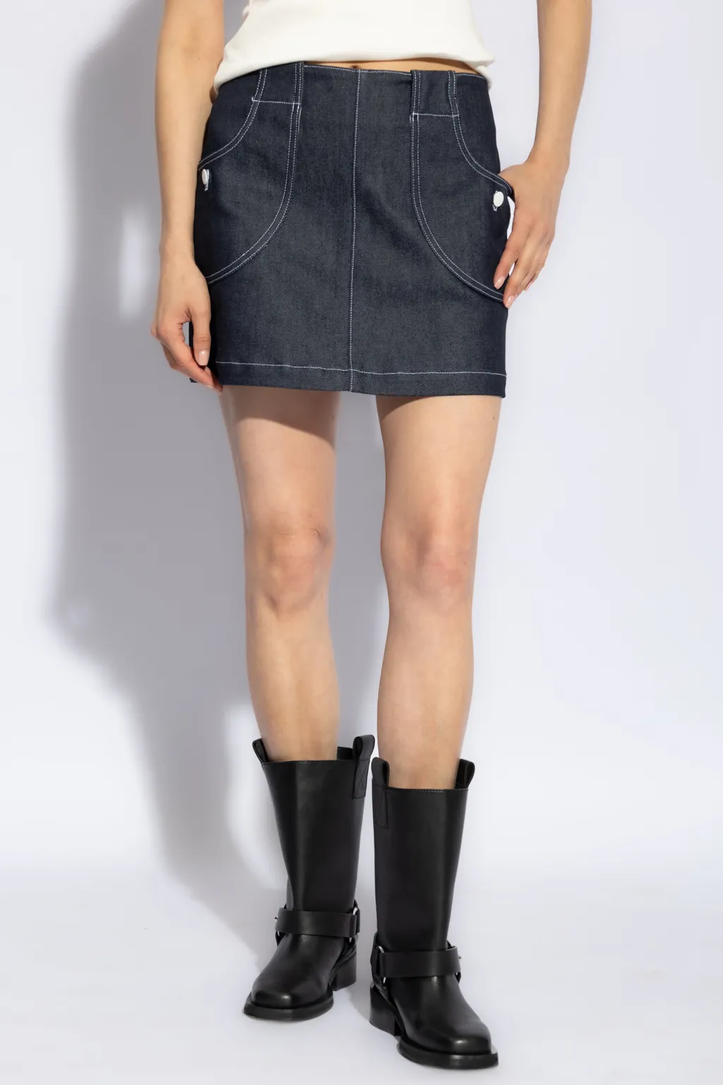 Denim Mini Skirt