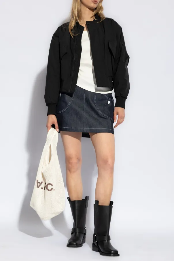 Denim Mini Skirt