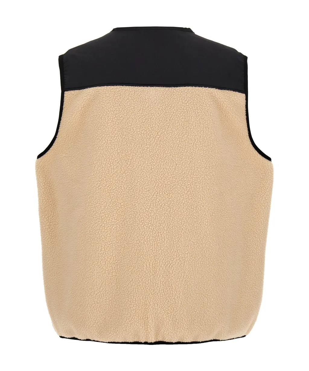 Nate Logo Patch Zip-Up Vest