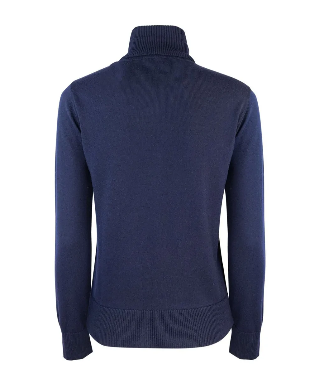 High-Neck Sleeved Top