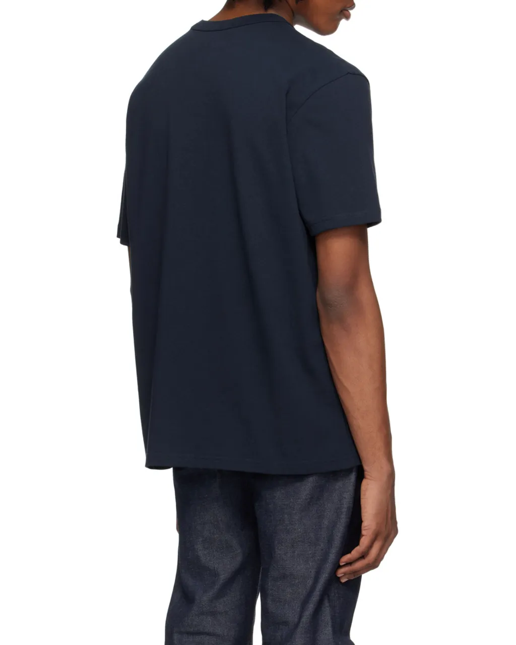 Flocked Logo Crewneck T-Shirt