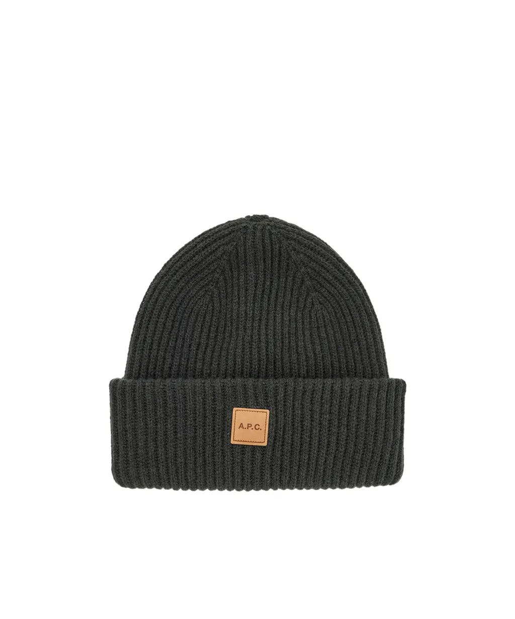 Logo Patch Knitted Beanie