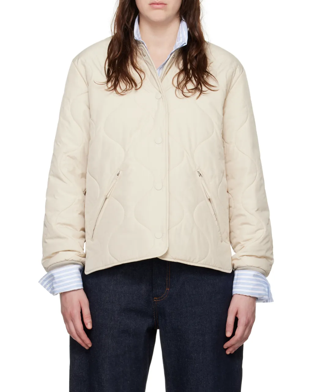 Quilted Buttoned Jacket