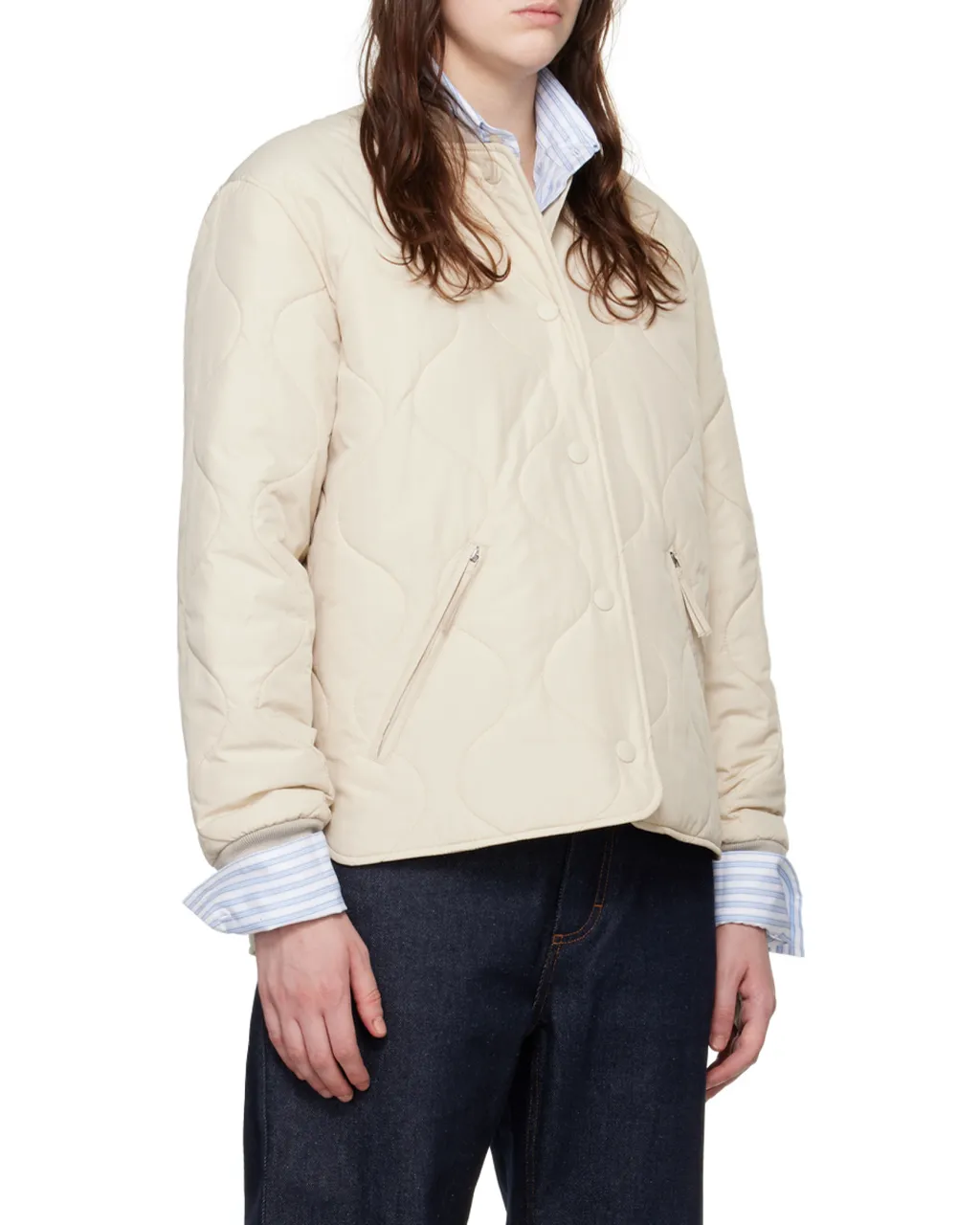Quilted Buttoned Jacket