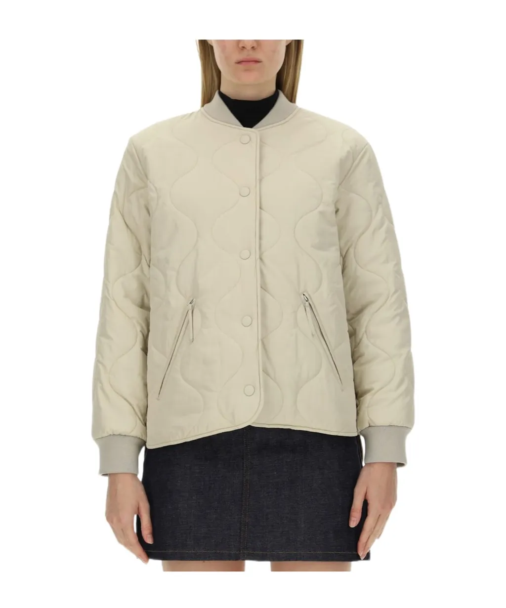 Quilted Buttoned Jacket